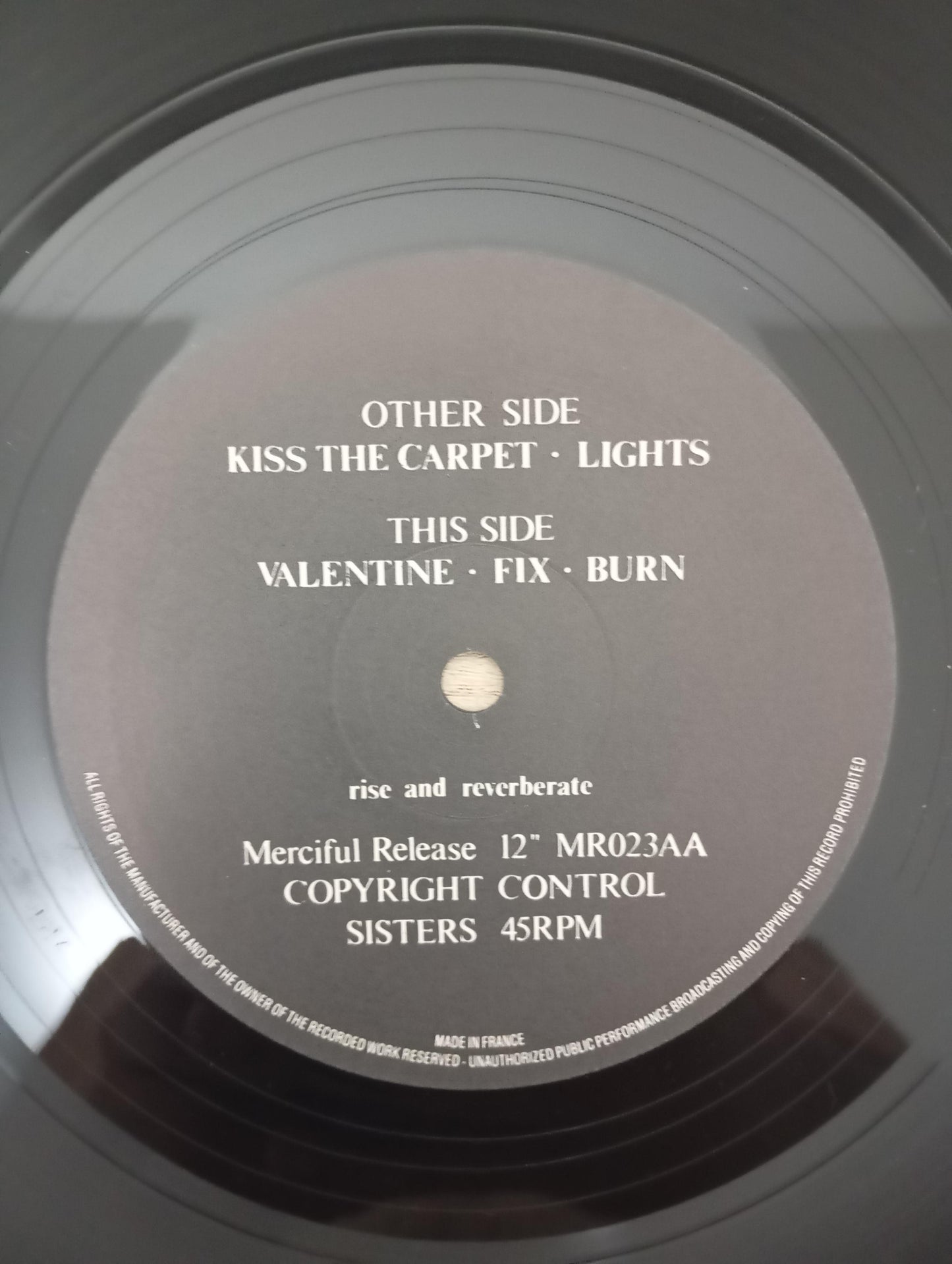 Lp Vinil Sisters Of Mercy The Reptile House E.P. Imp UK FR