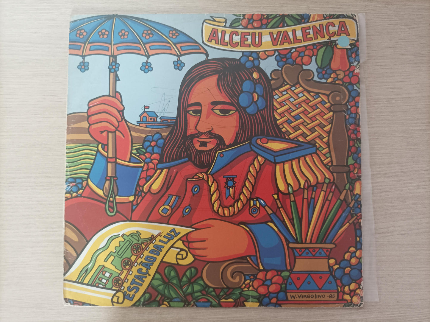 Disco Vinil Estação Da Luz Alceu Valença Com Encarte A