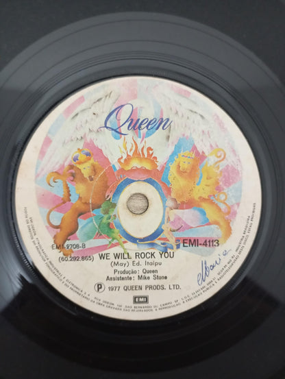Compacto Vinil Queen We Are The Champions / We Will Rock You