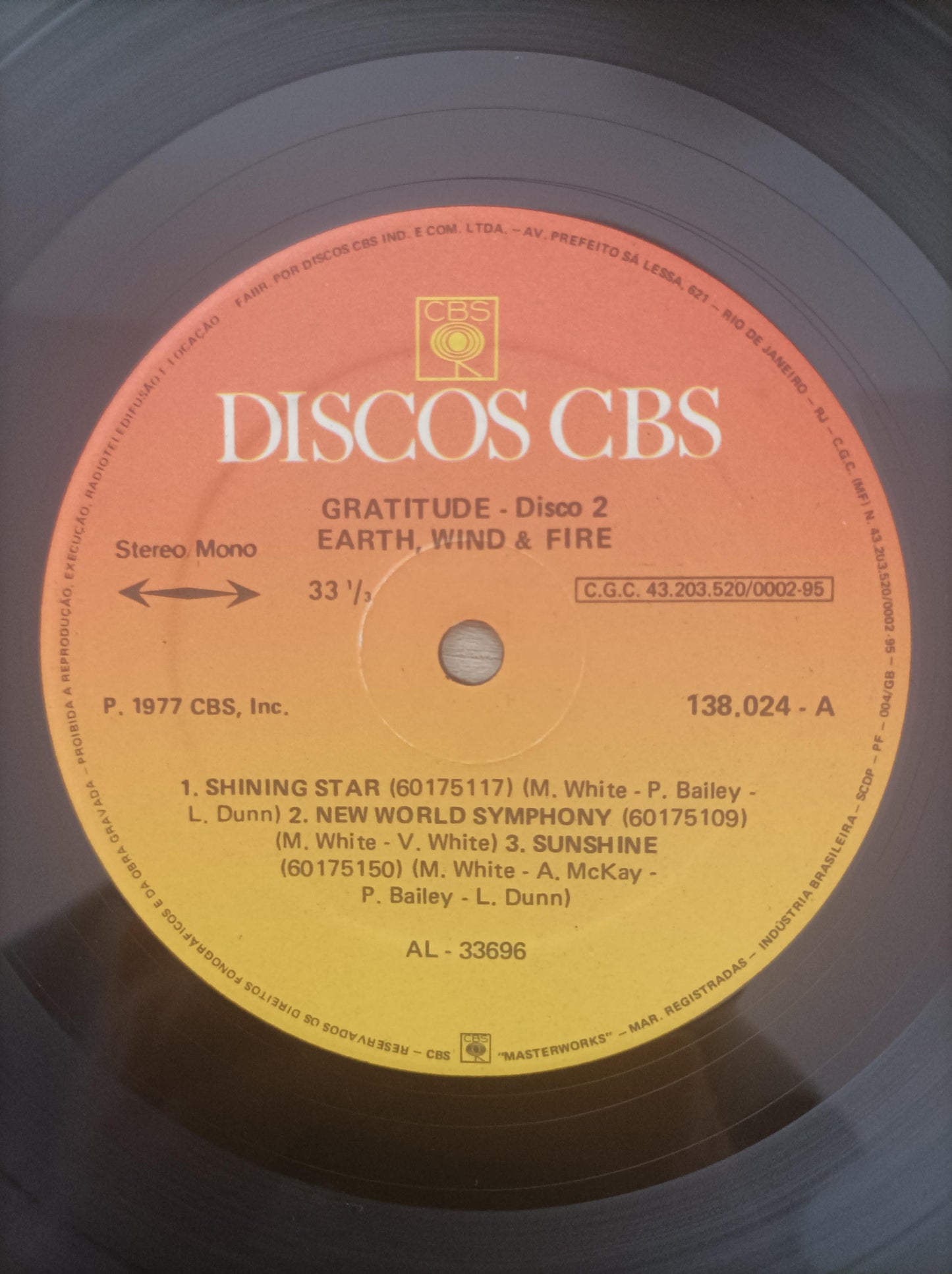 Lp Vinil Earth, Wind & Fire Gratitude Duplo