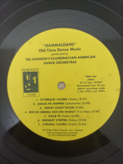 Lp Vinil Ted Johnson Gammaldans! Old Time Dance Importado