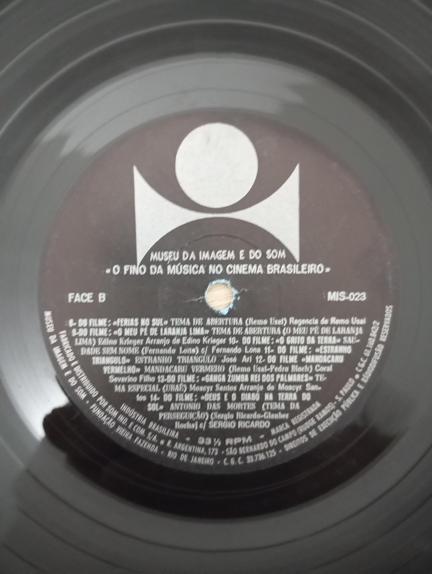 Lp Vinil O fino Da Música no Cinema Brasileiro Com Encarte