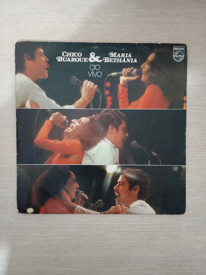 Disco Vinil Ao Vivo Chico Buarque & Maria Bethânia A