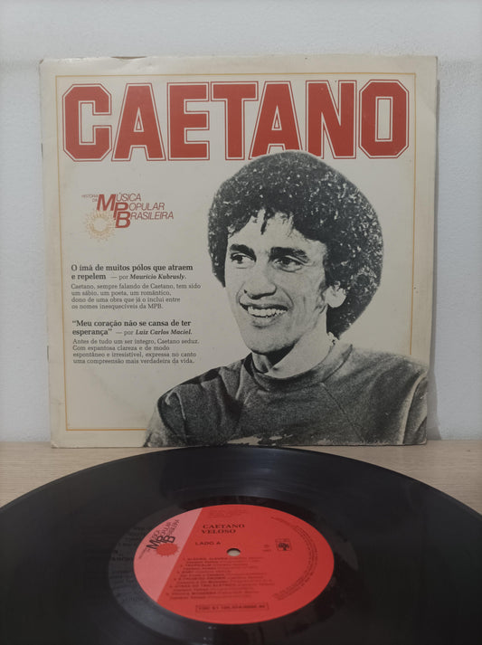 Lp Vinil Caetano Veloso História da MPB Capa Dupla