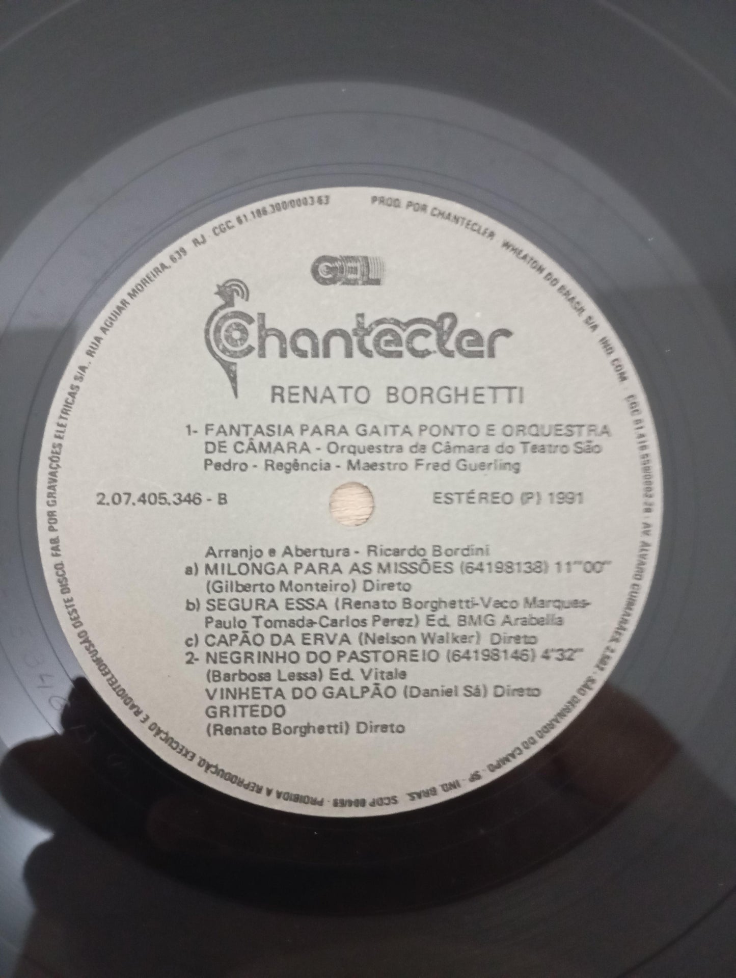 Lp Vinil Renato Borghetti 1991