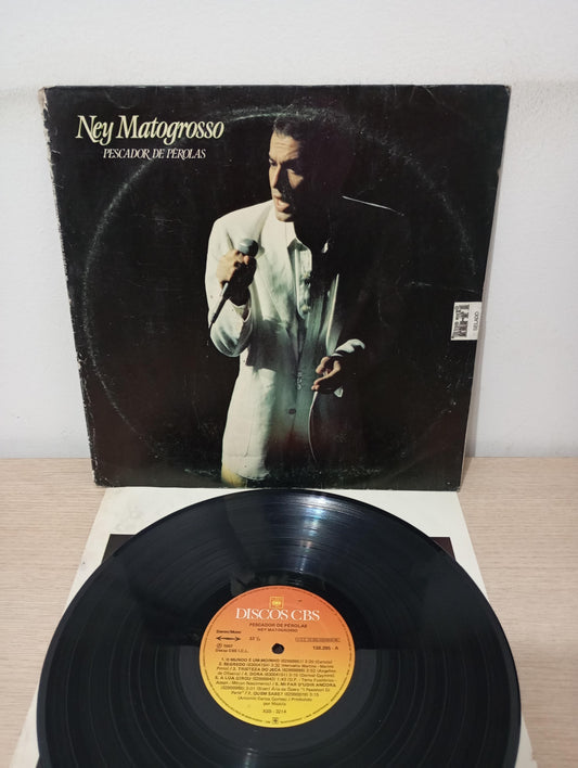 Lp Vinil Ney Matogrosso Pescador De Pérolas Com Encarte