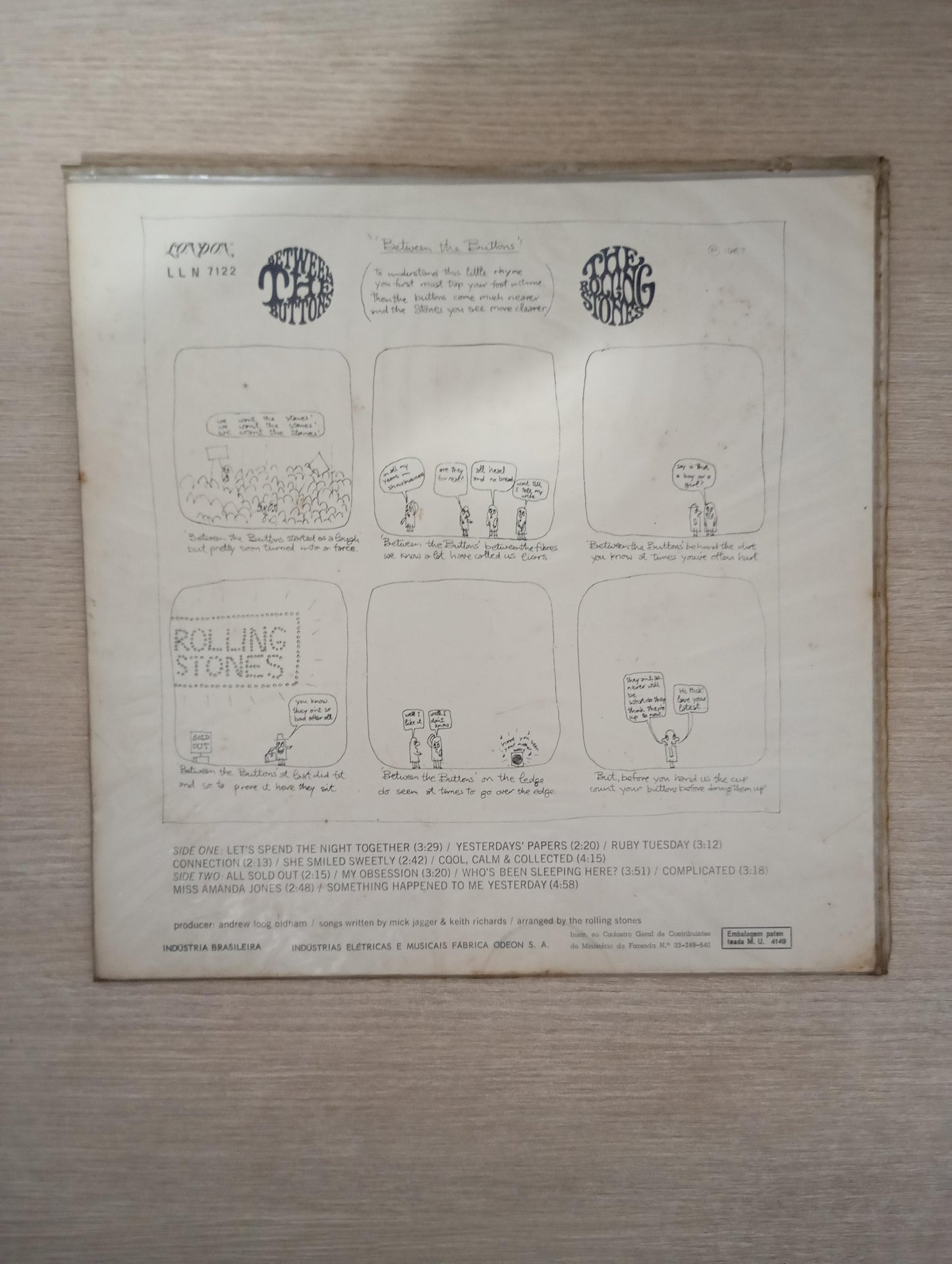 Lp Vinil The Rolling Stones Between The Buttons 1967