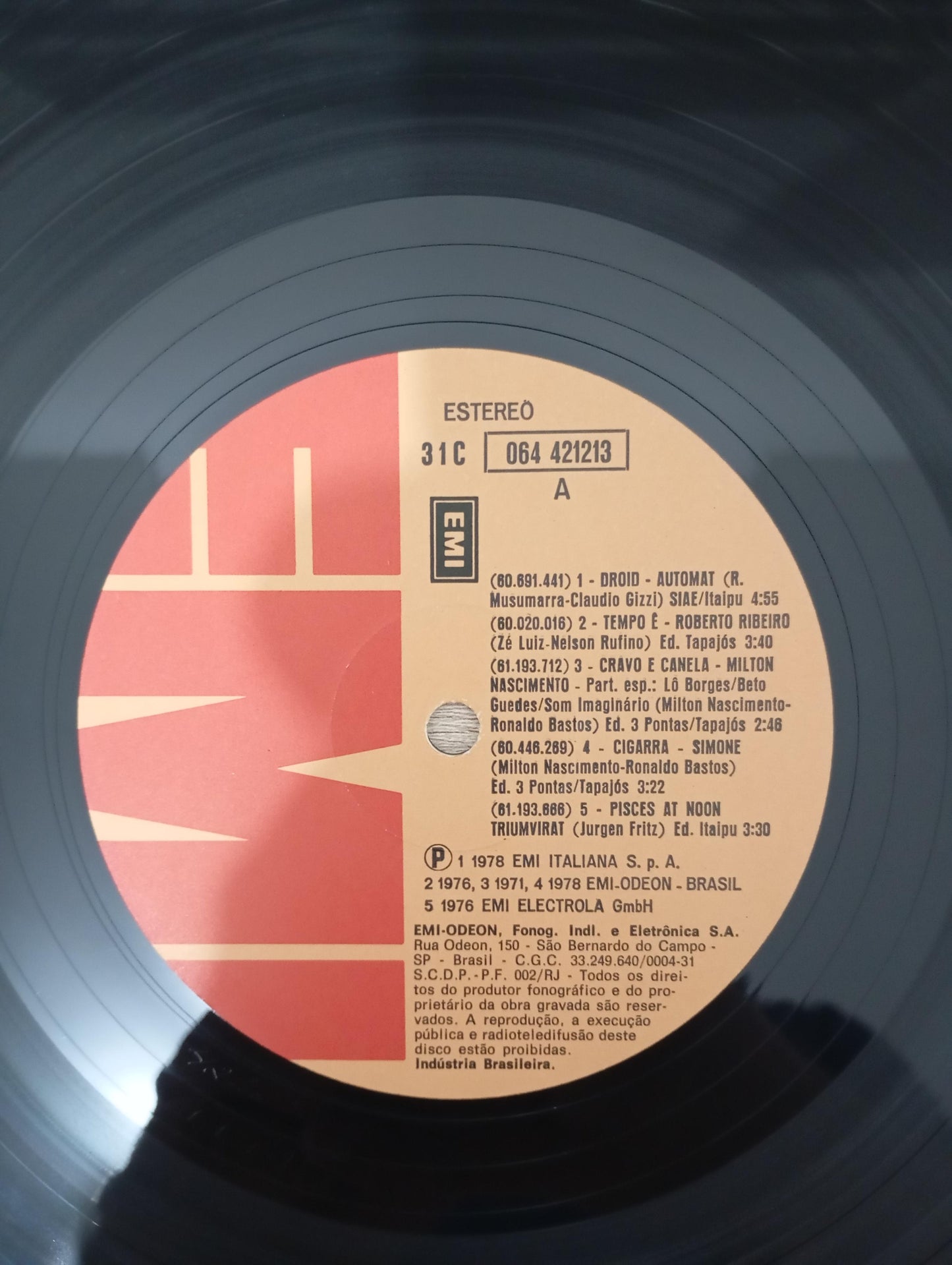 Lp Vinil Gradiente Disco de Demonstração Capa Dupla