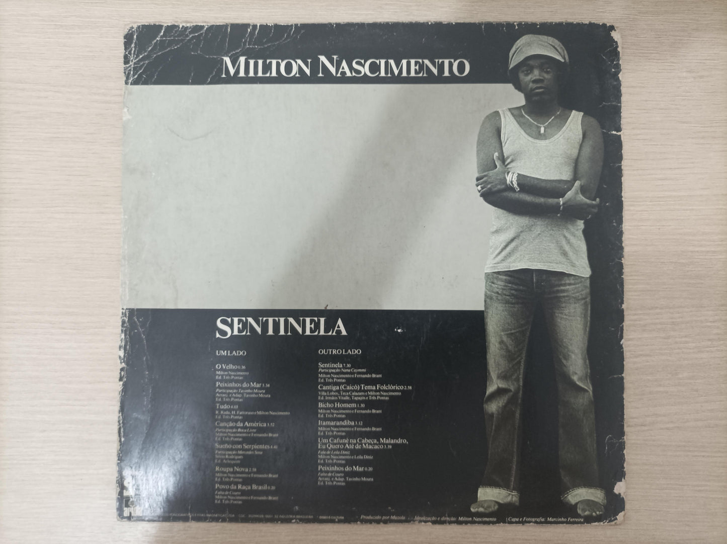 Lp Vinil Milton Nascimento Sentinela Com Encarte