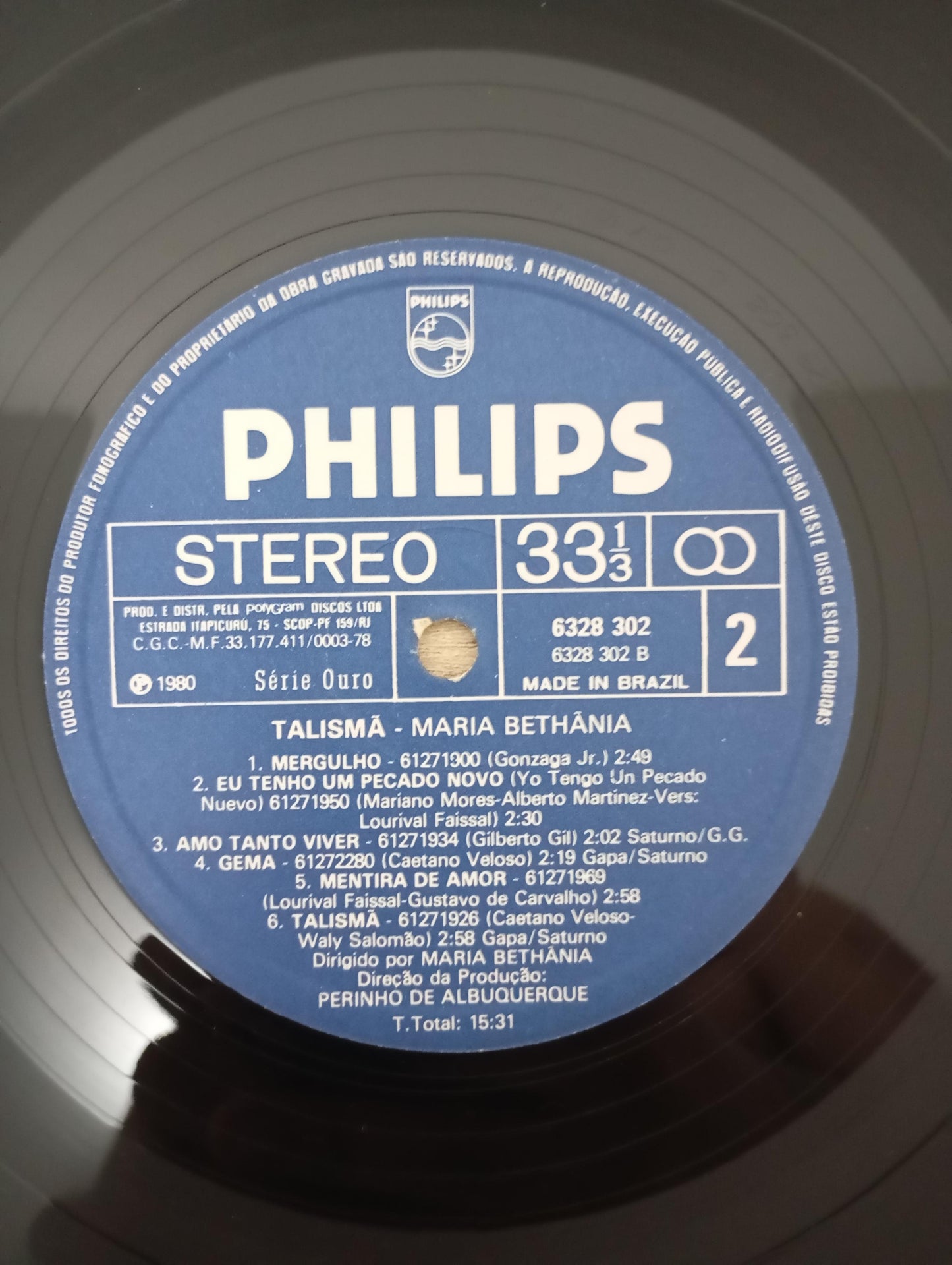 Disco Vinil Talismã Maria Bethânia A