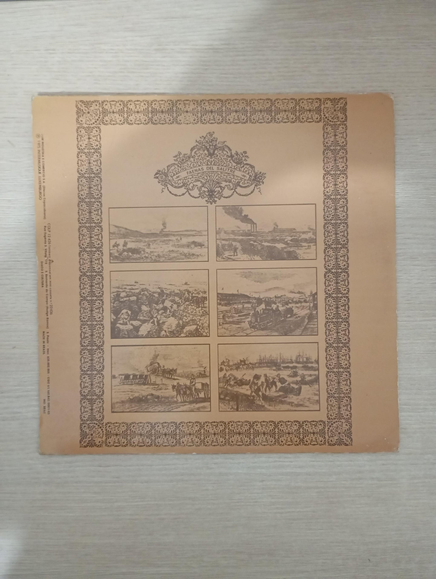 Disco Vinil Santa Maria De Iquique Quilapayún C Encarte