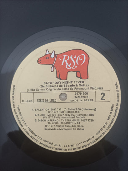 Lp Vinil Bee Gees Saturday Fever Embalos Noite Duplo Encarte