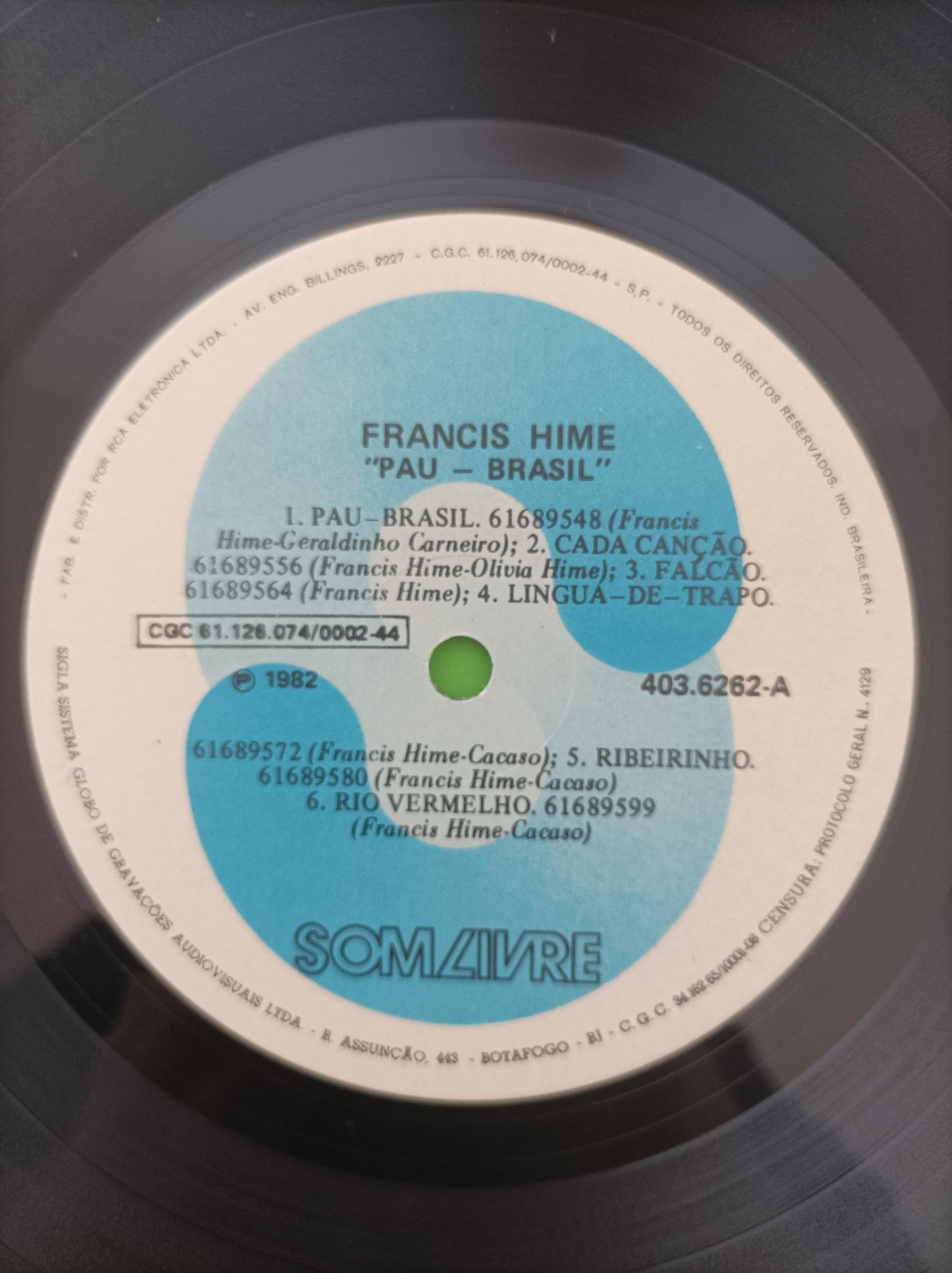 Lp Vinil Francis Hime Pau Brasil Com Encarte
