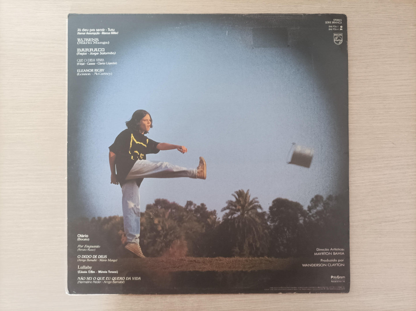 Lp Vinil Cássia Eller 1990 Com Encarte