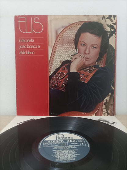 Lp Vinil Elis Regina João Bosco e Aldir Blanc Com Encarte