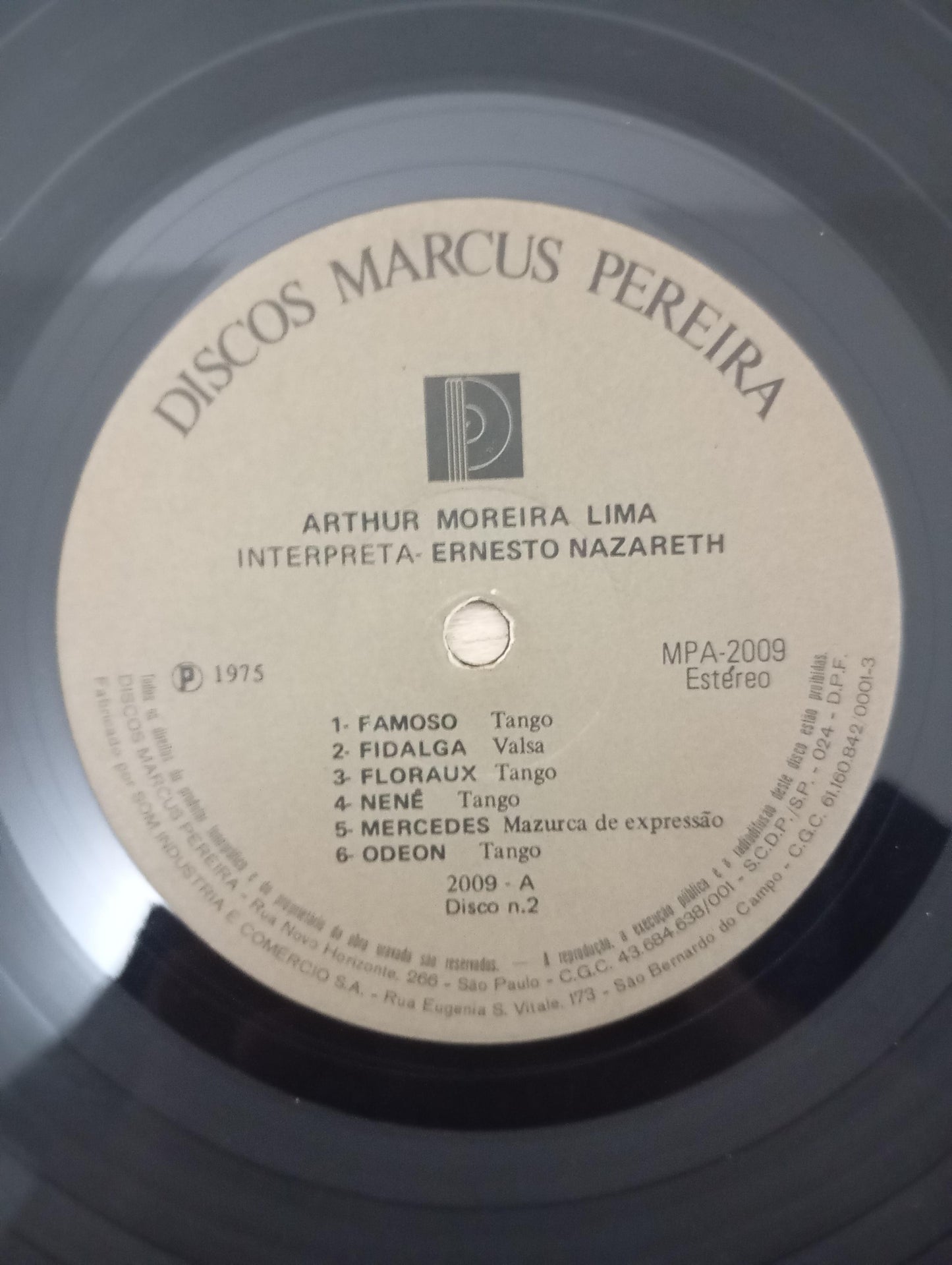 Lp Vinil Arthur Moreira Lima Ernesto Nazareth Duplo
