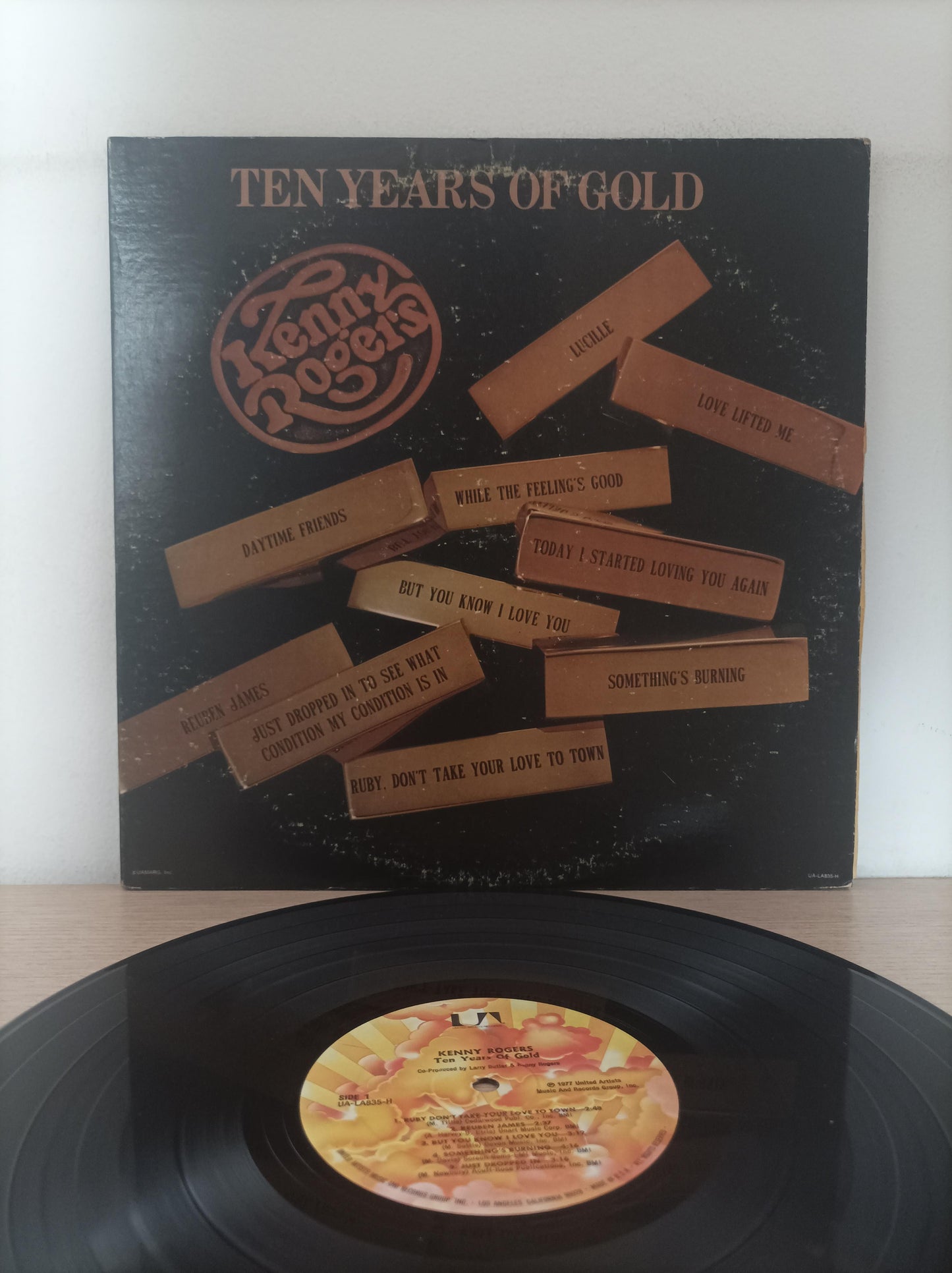 Lp Vinil Kenny Rogers Ten Years Of Gold Importado