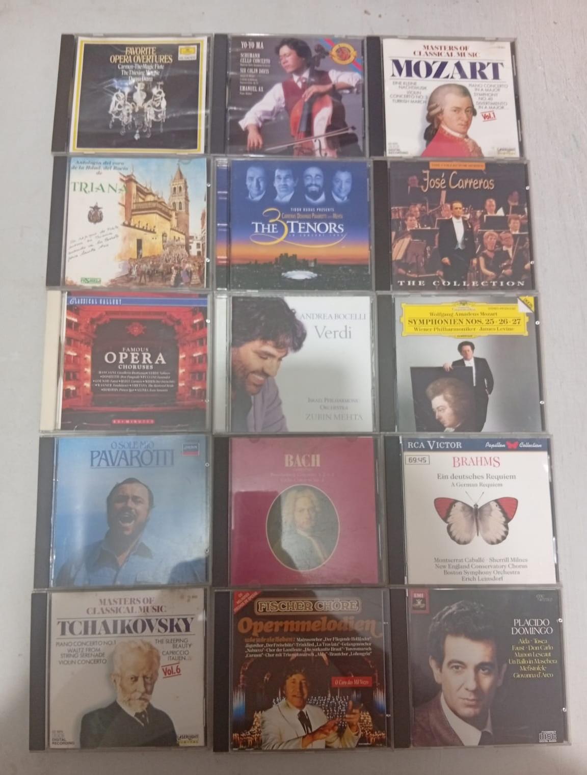 CD Lote 15 Unidades Músicas Clássicas