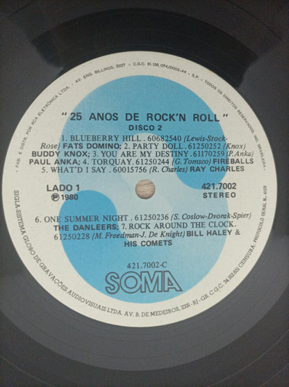 Lp Vinil 25 Anos de Rock'n Roll Duplo