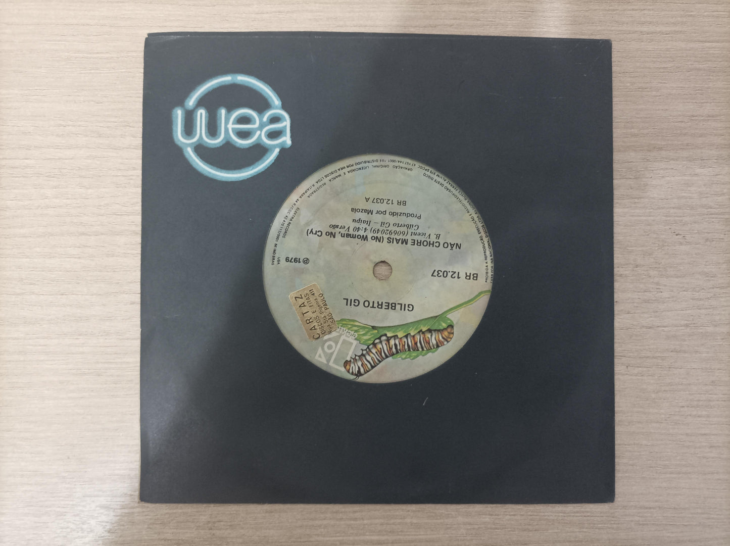 Vinil Compacto Gilberto Gil Não chore mais / Macapá