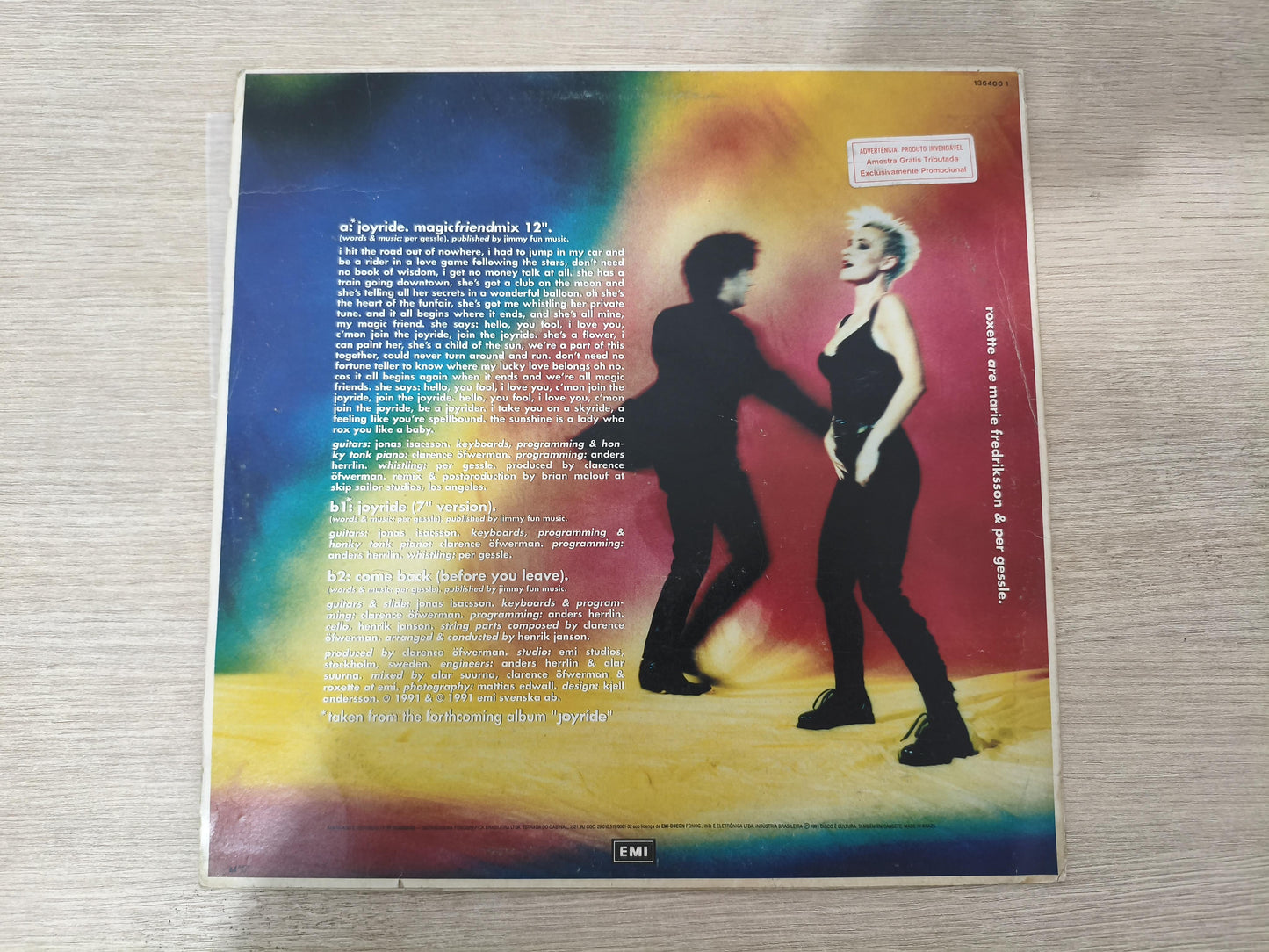 Lp Vinil Roxette Joyride