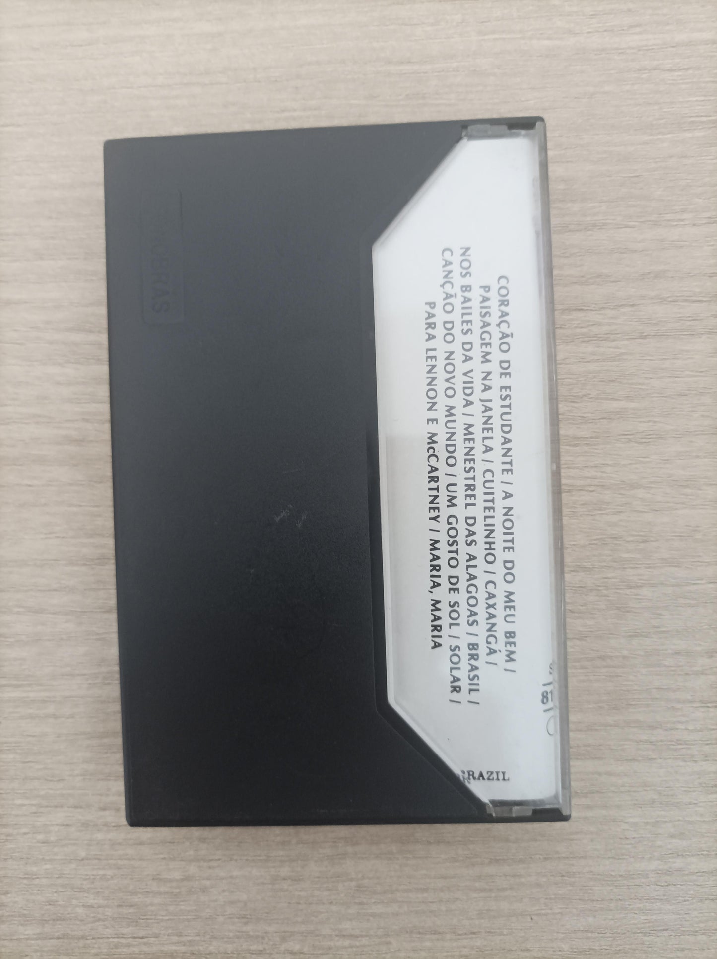 Fita K7 Cassete Milton Nascimento Ao Vivo