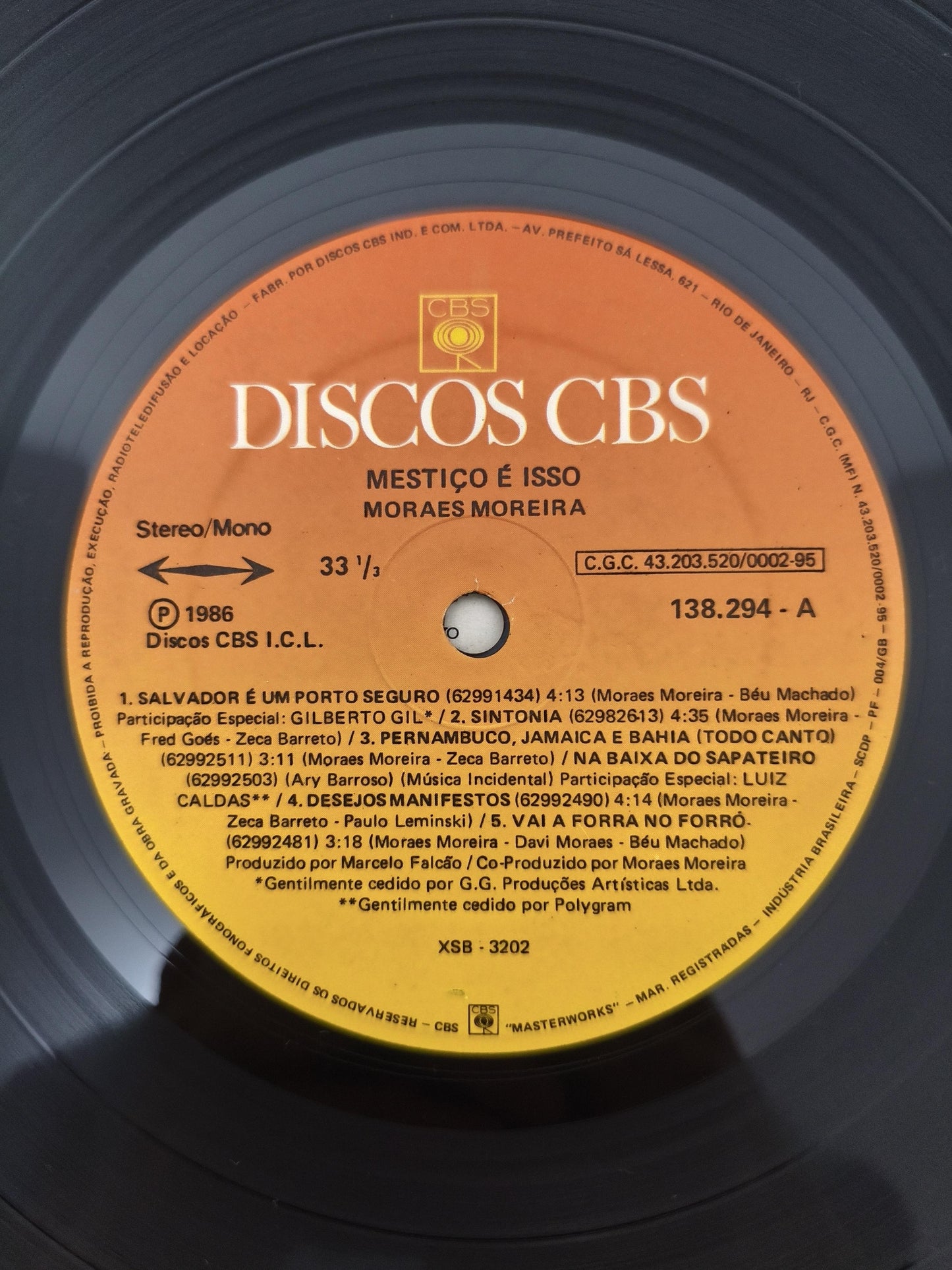 Lp Vinil Moraes Moreira Mestiço É Isso Com Encarte