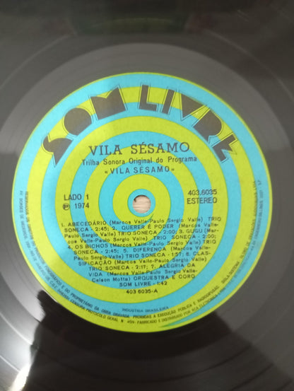 Lp Vinil Vila Sésamo 1974