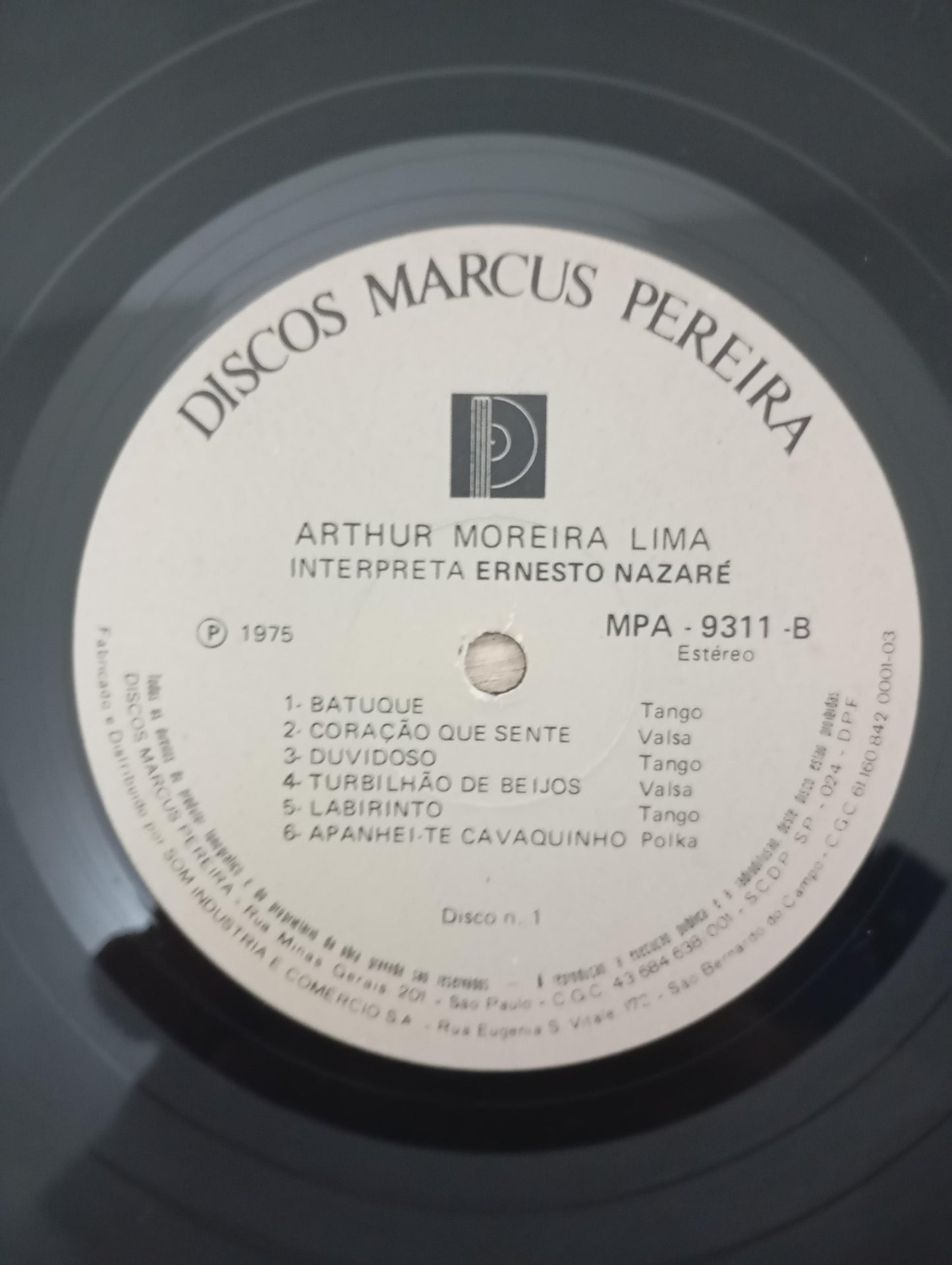 Lp Vinil Arthur Moreira Lima Ernesto Nazareth Duplo