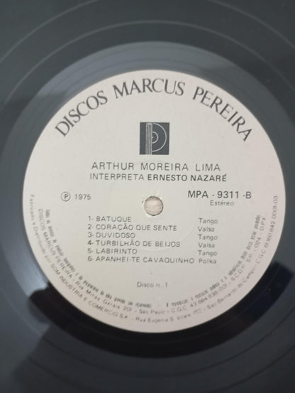 Lp Vinil Arthur Moreira Lima Ernesto Nazareth Duplo