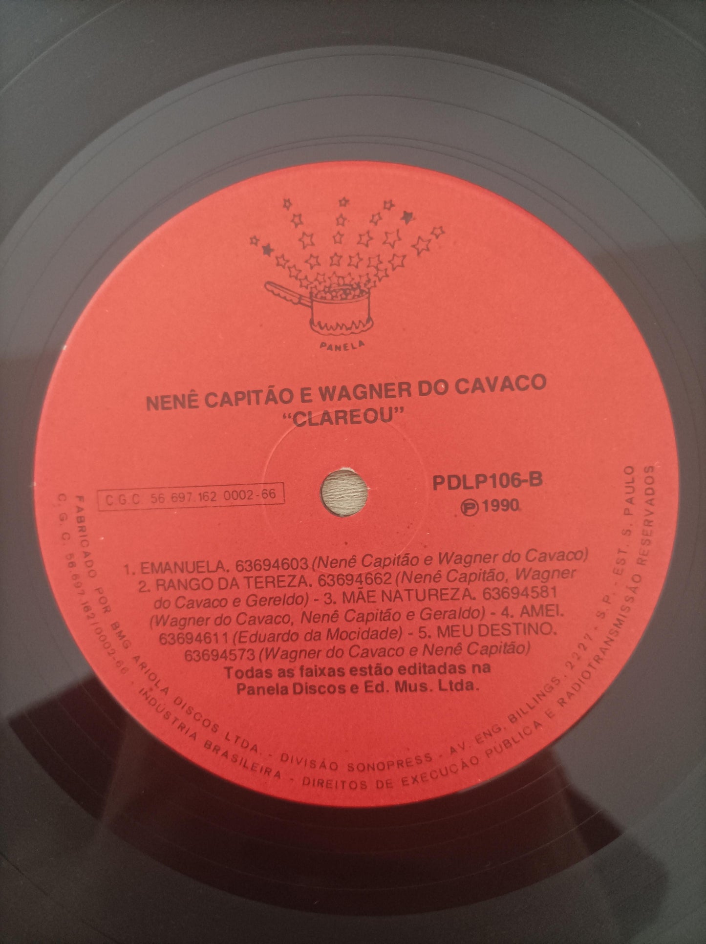 Lp Vinil Nenê Capitão & Wagner do Cavaco Clareou