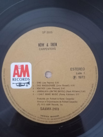 Lp Vinil Carpenters Now & Then Capa Dupla