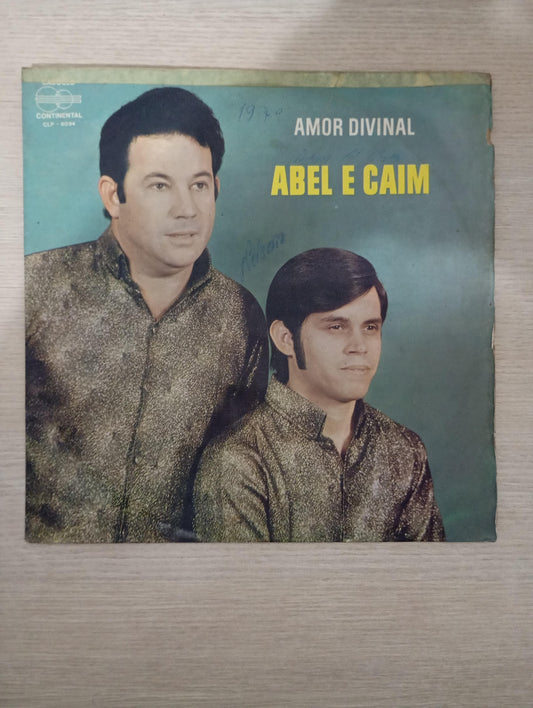 Lp Vinil Abel e Caim Amor Divinal