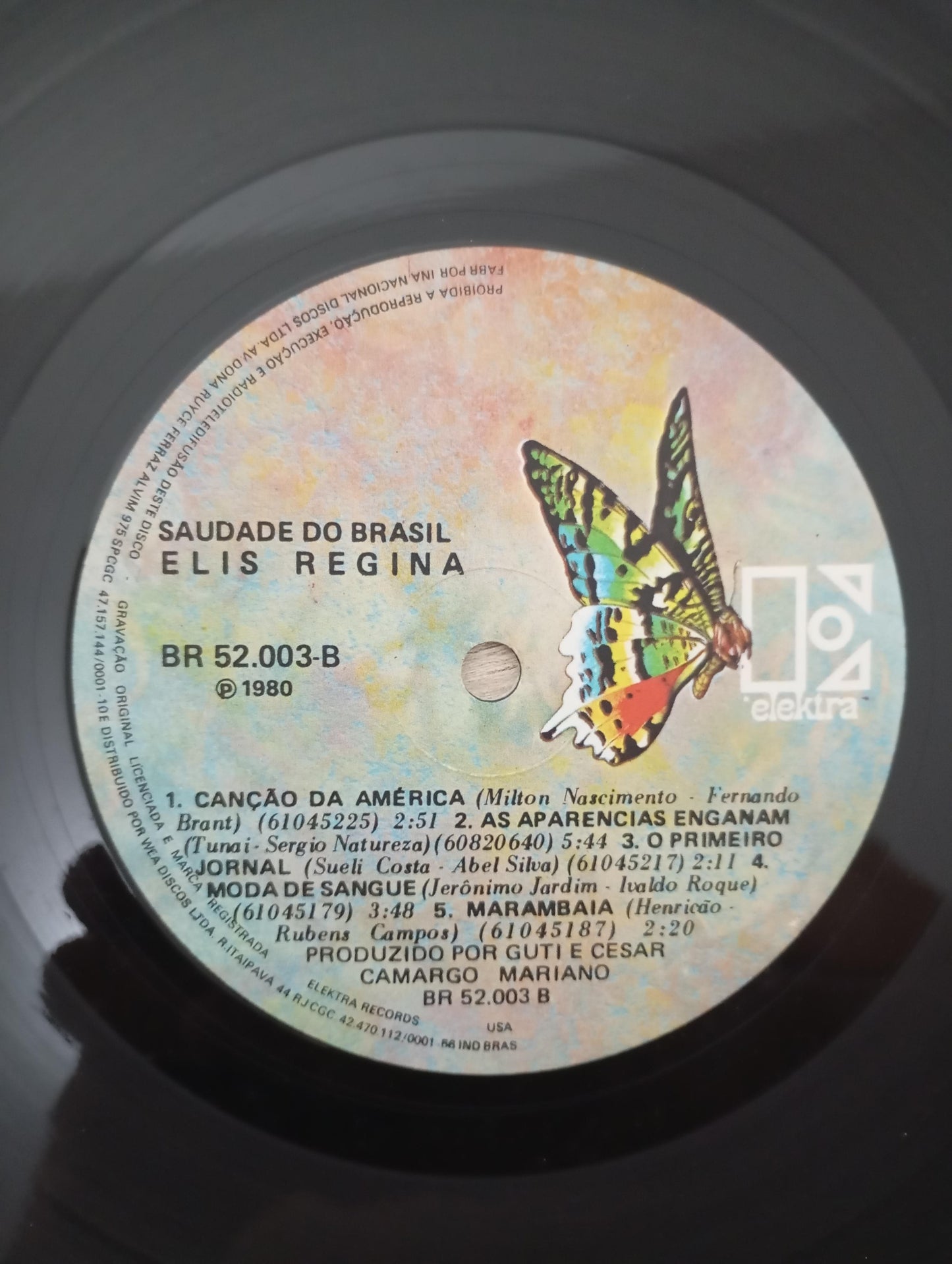 Lp Vinil Box Elis Regina Saudade do Brasil Duplo C Encartes