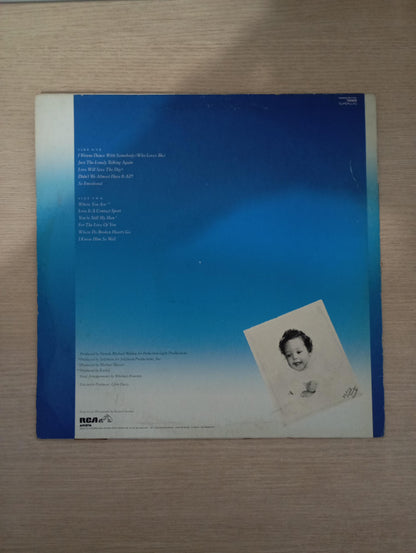 Lp Vinil Whitney Houston 1987 Com Encarte