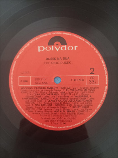 Lp Vinil Eduardo Dusek Na Sua Com Encarte