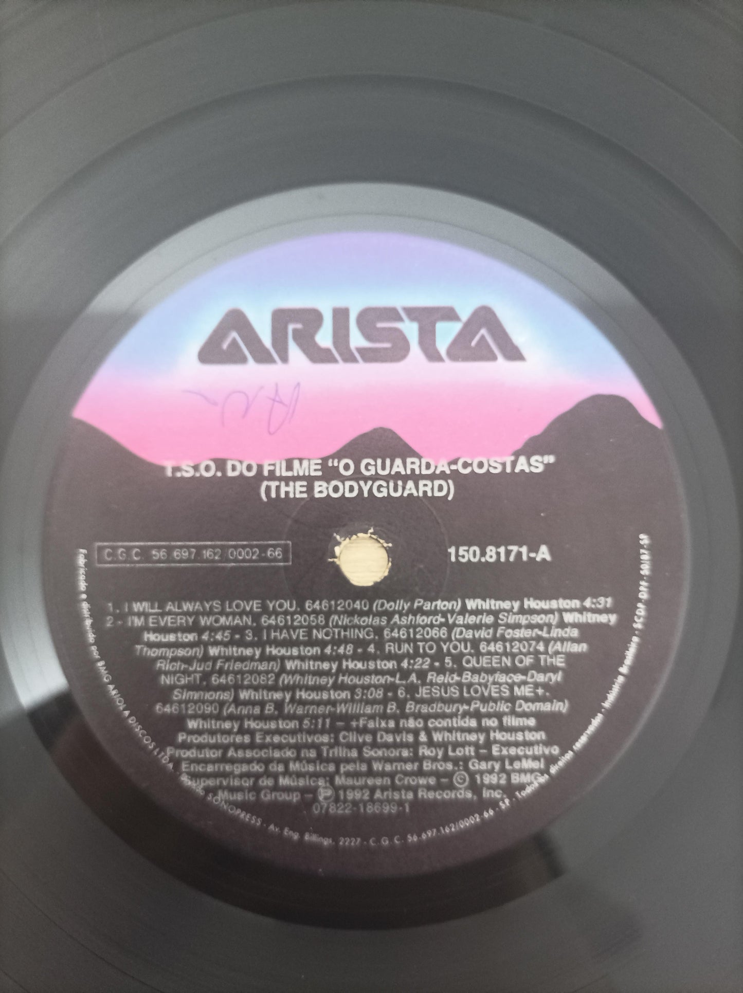 Disco Vinil The Bodyguard O Guarda-Costas A