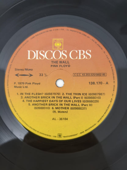 Lp Vinil Pink Floyd The Wall Duplo Com Encartes