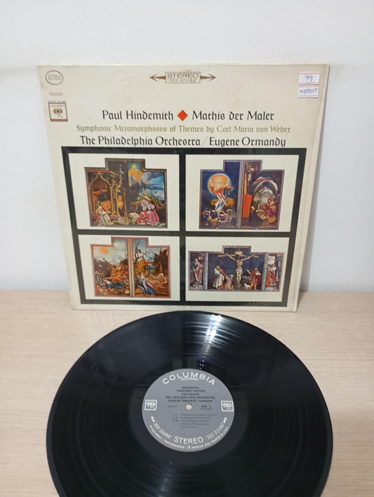 Lp Vinil Paul Hindemith Symphonic Metamorphoses Weber Import