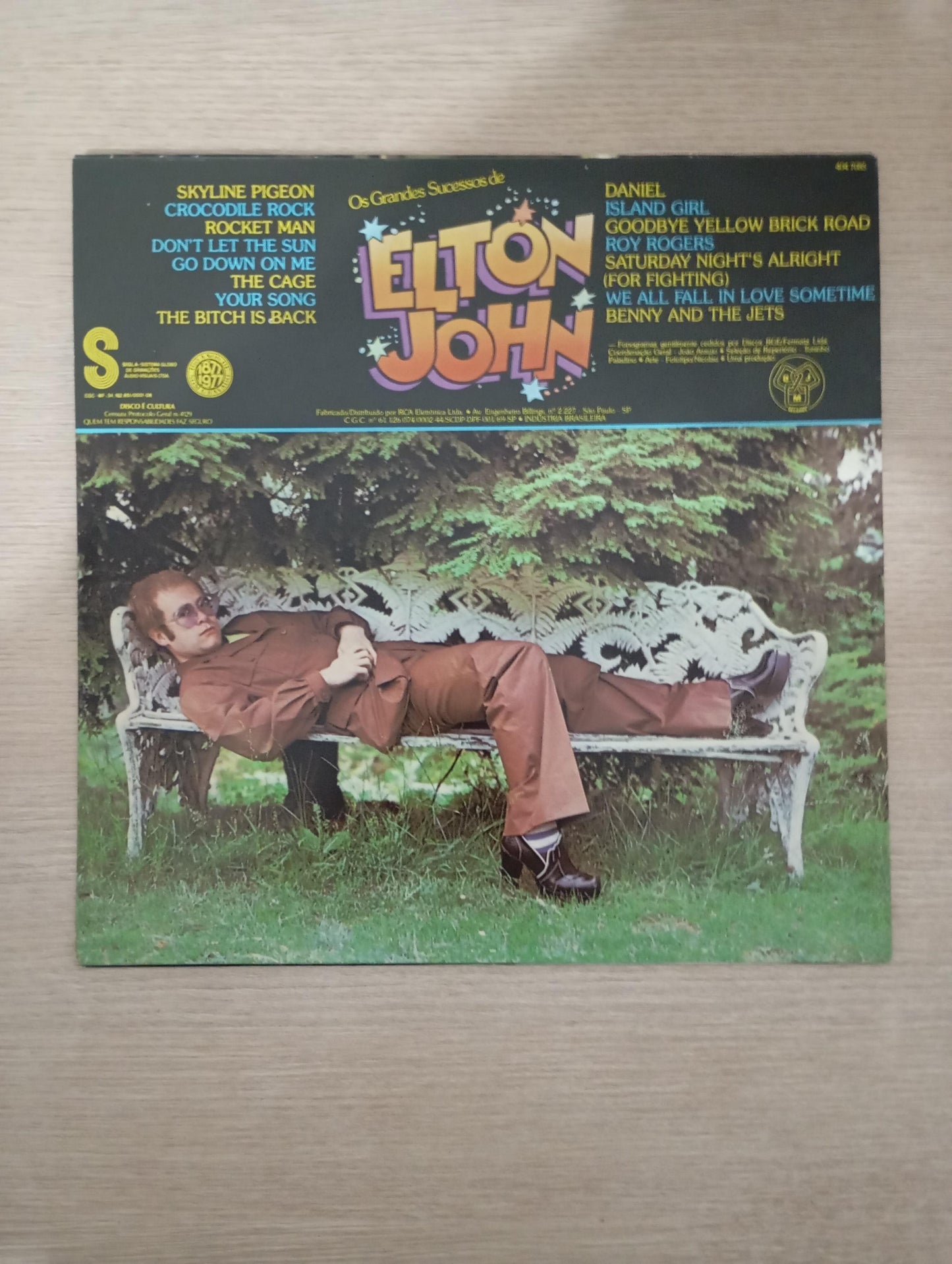 Lp Vinil Elton John Os Grandes Sucessos De Elton John