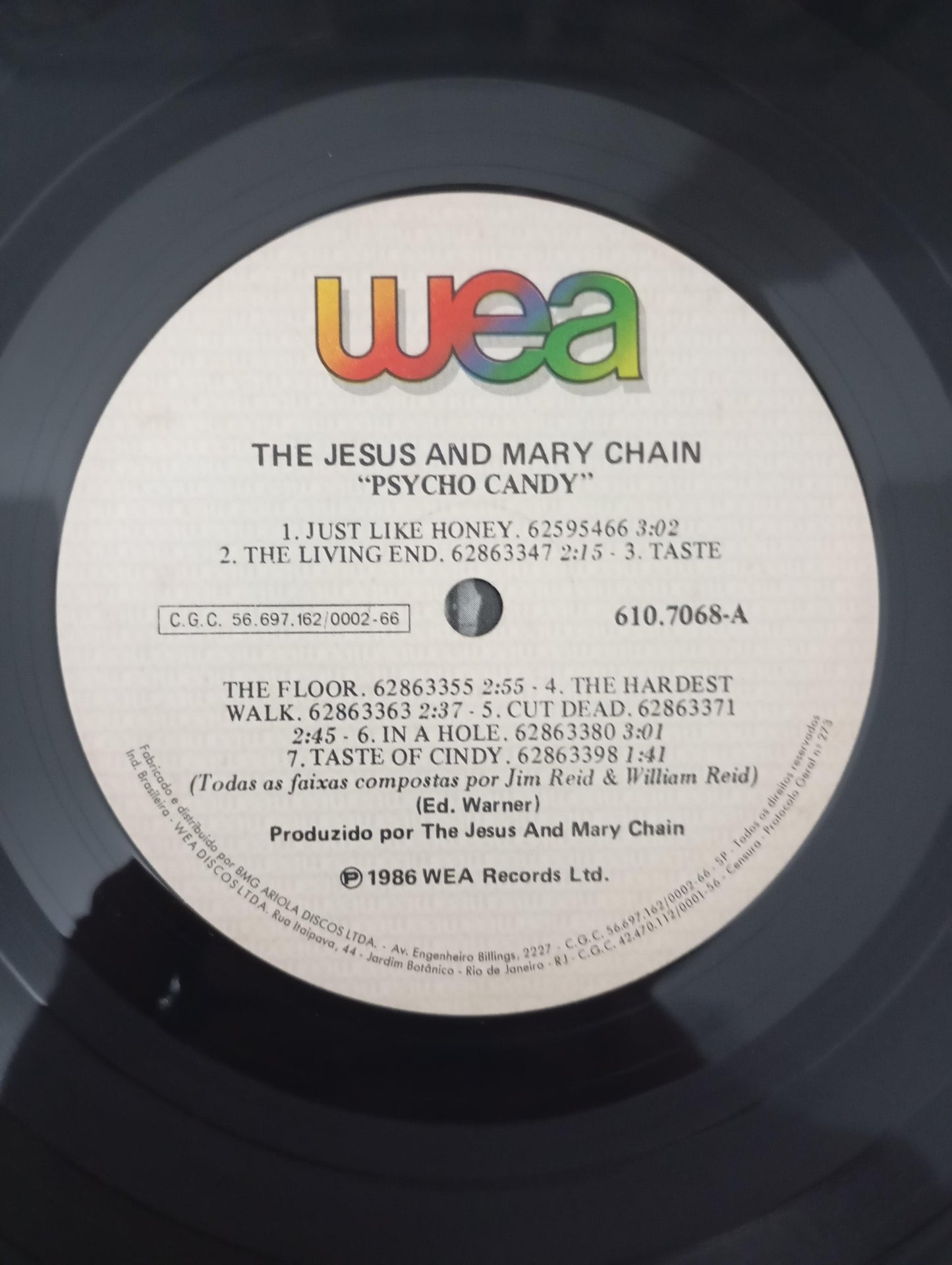 Lp Vinil The Jesus And Mary Chain Psycho Candy Com Encarte