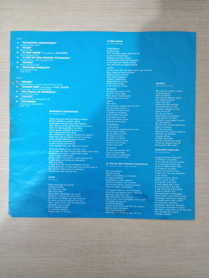 Disco Vinil Álibi Maria Bethânia Com Encarte A