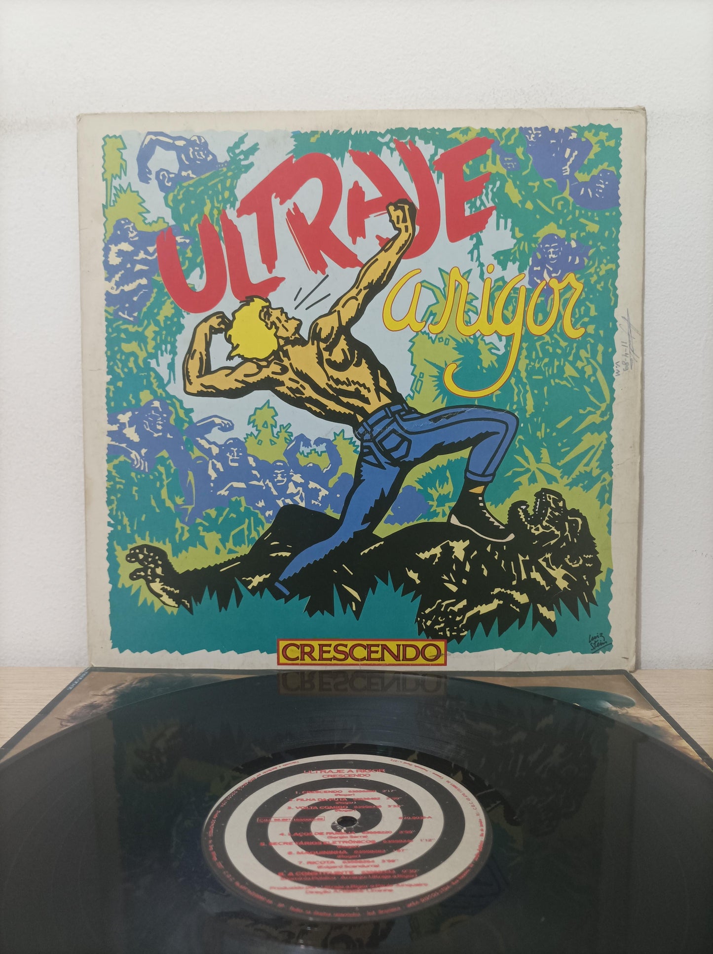 Lp Vinil Ultraje A Rigor Crescendo Com Encarte