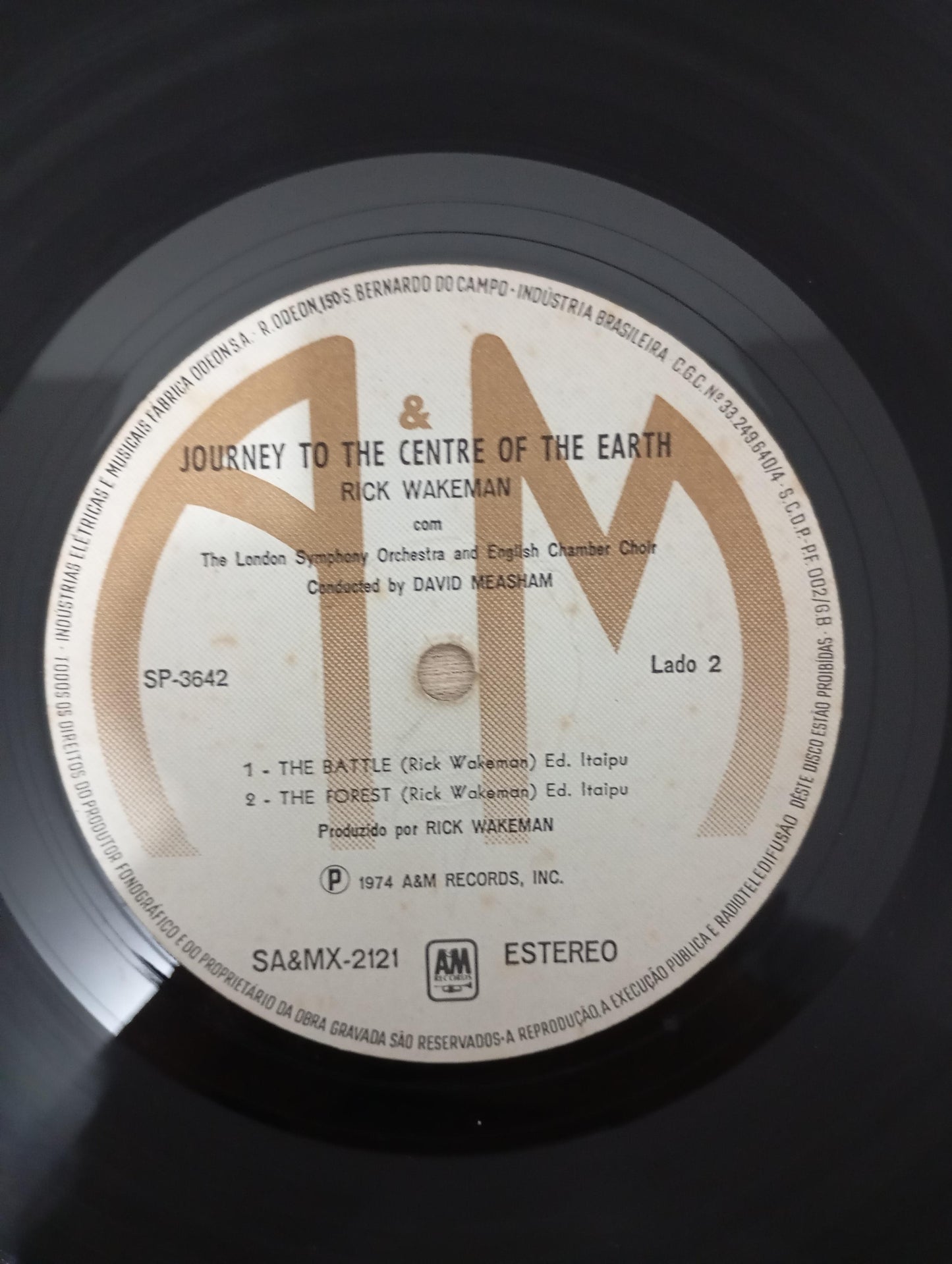 Disco Vinil Journey To The Centre Of The Earth Rick Wakeman