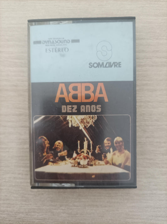 Fita K7 Cassete ABBA Dez Anos
