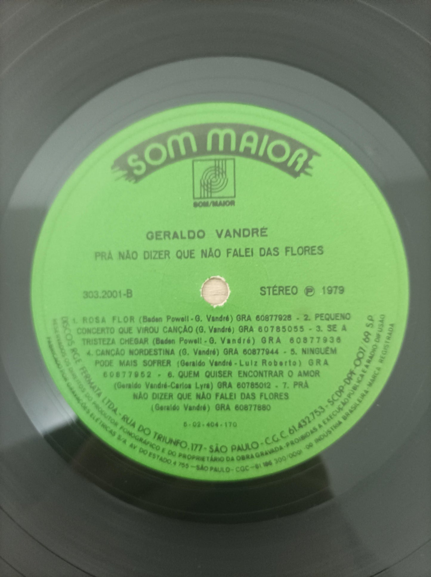 Lp Vinil Geraldo Vandré Prá Não Dizer Que Não Falei Flores