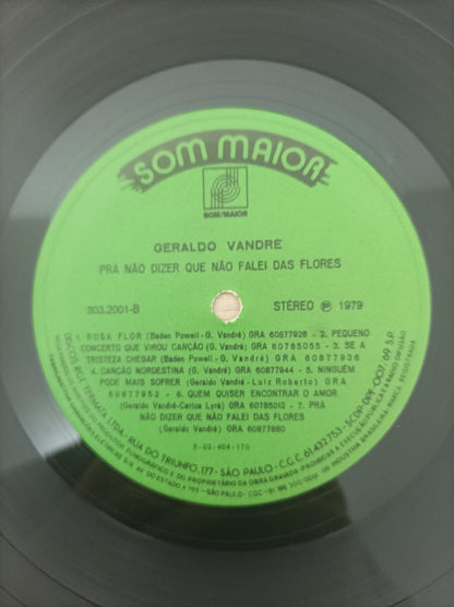 Lp Vinil Geraldo Vandré Prá Não Dizer Que Não Falei Flores