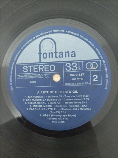 Lp Vinil Gilberto Gil A Arte de Duplo