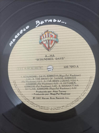 Disco Vinil Scoundrel Days a-ha Com Encarte A