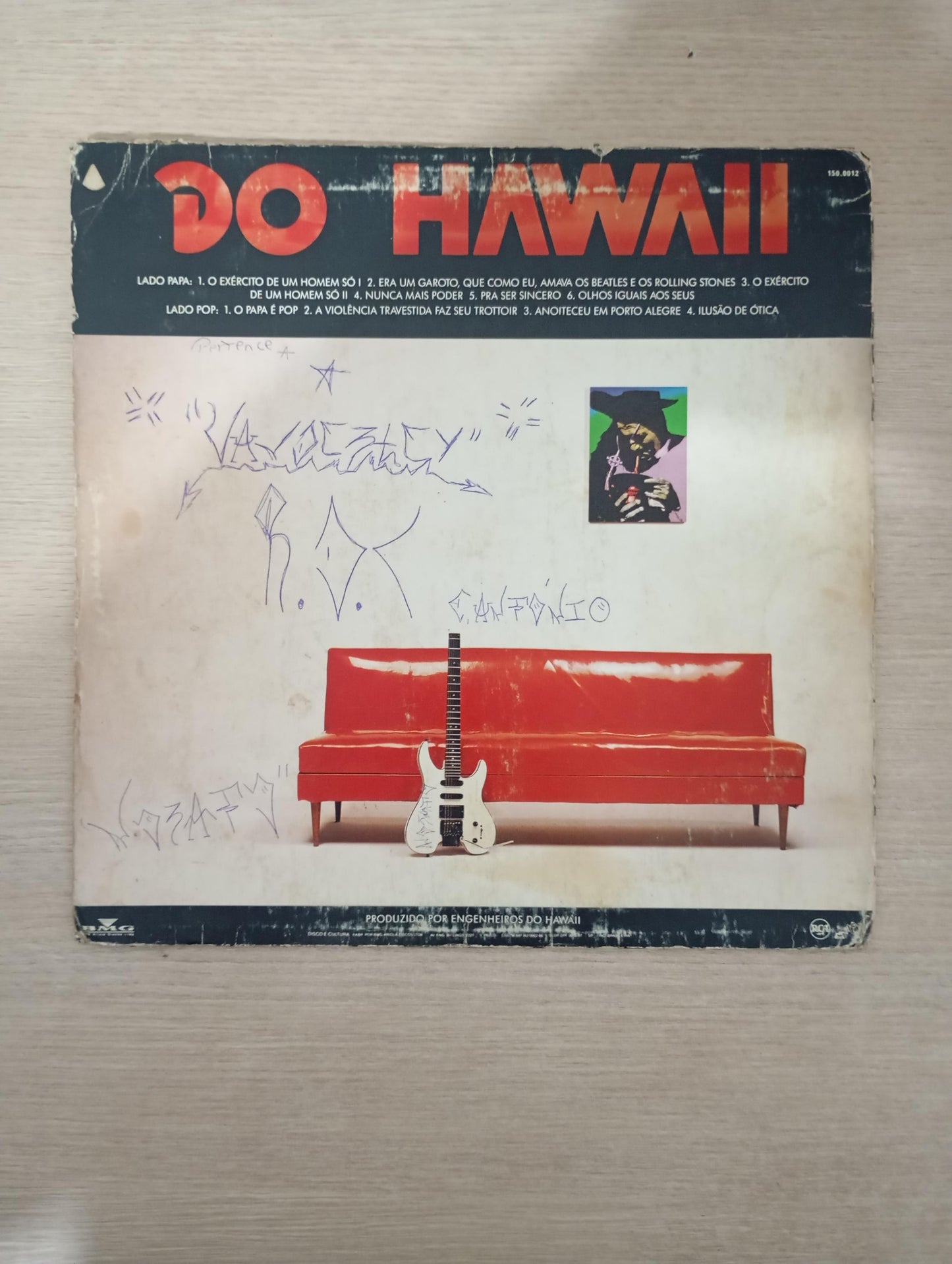 Lp Vinil Engenheiros Do Hawaii O Papa É Pop